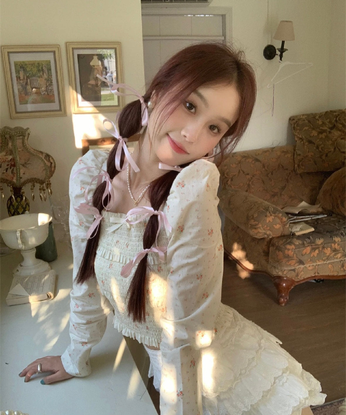 Mini Flo Long Sleeve Top