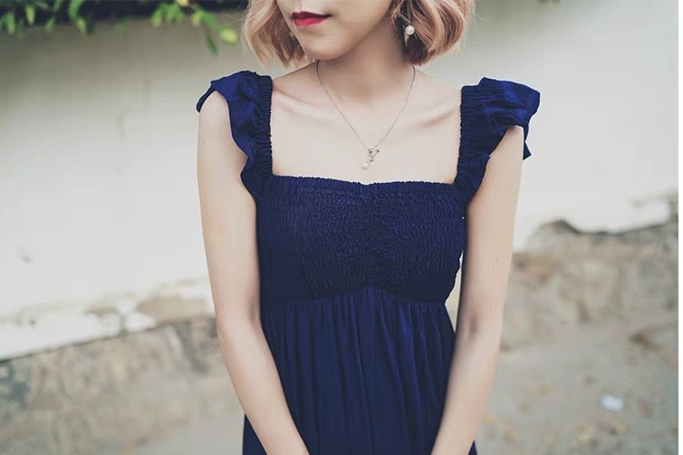 Navy Two Wear Maxi Dress