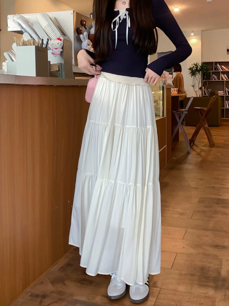 Two Layered Long Skirt