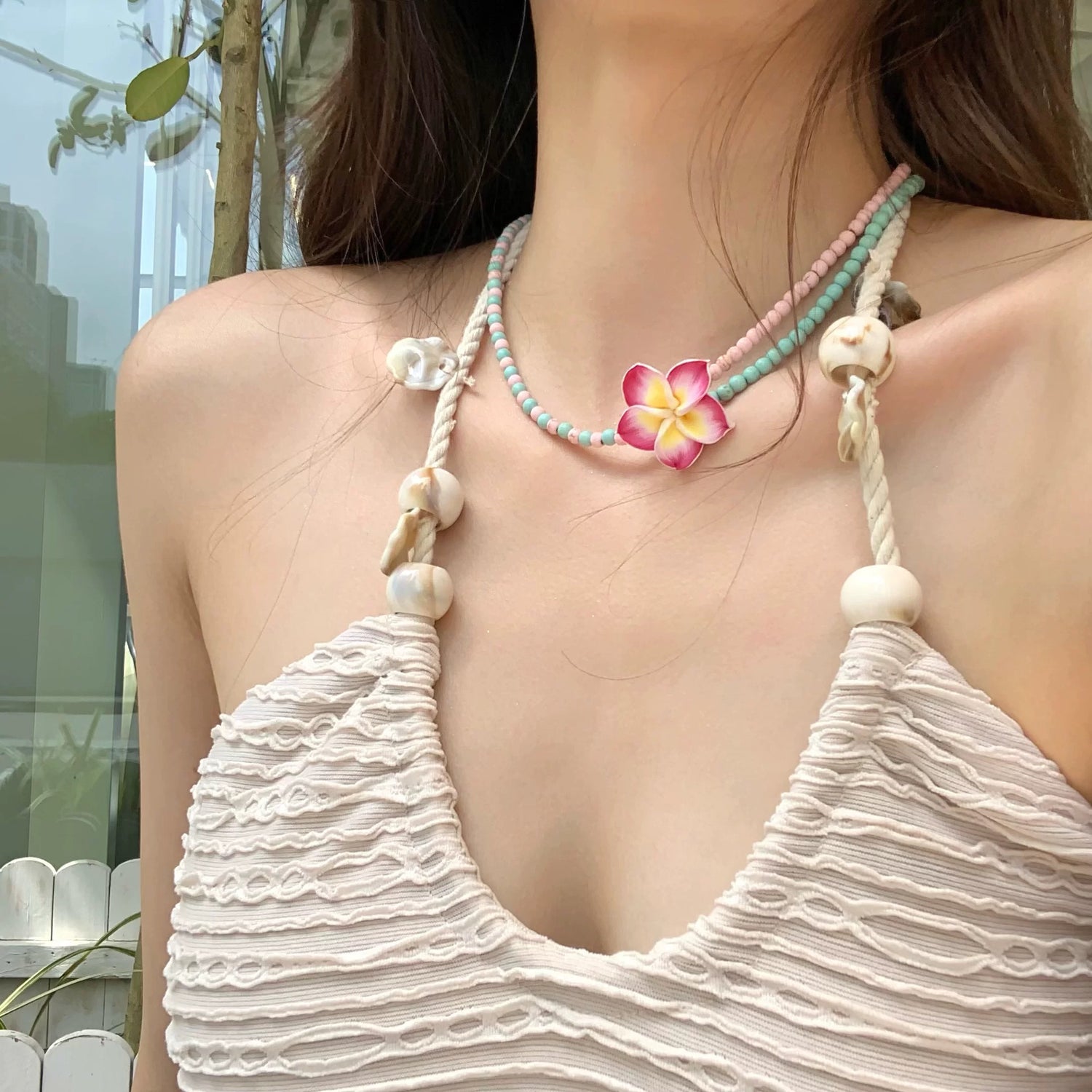 Summer Pink Necklace NL07