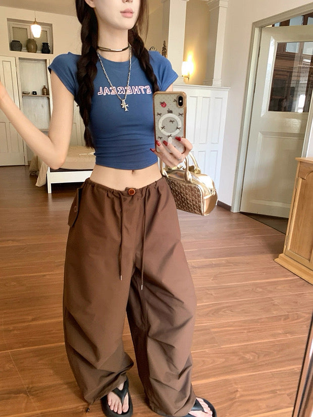 Chocolate Cargo Long Pants