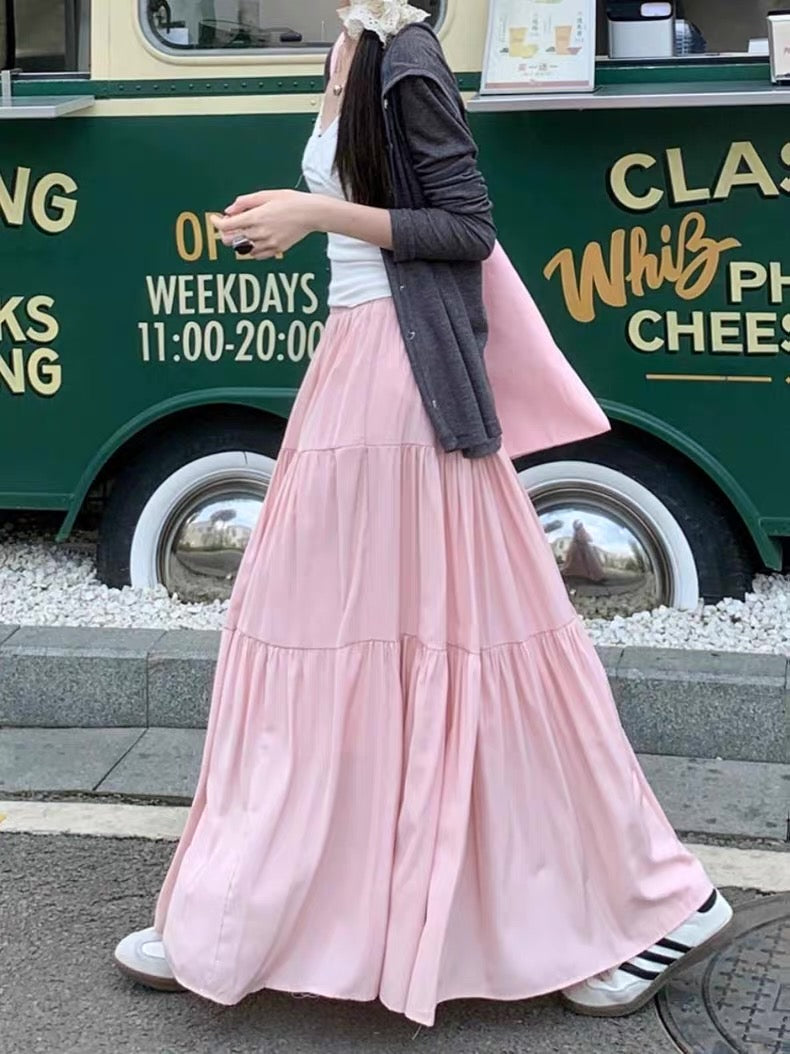 Two Layered Long Skirt