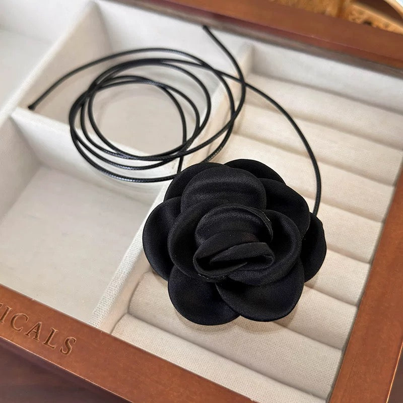 Black Flo Necklace Choker NL05