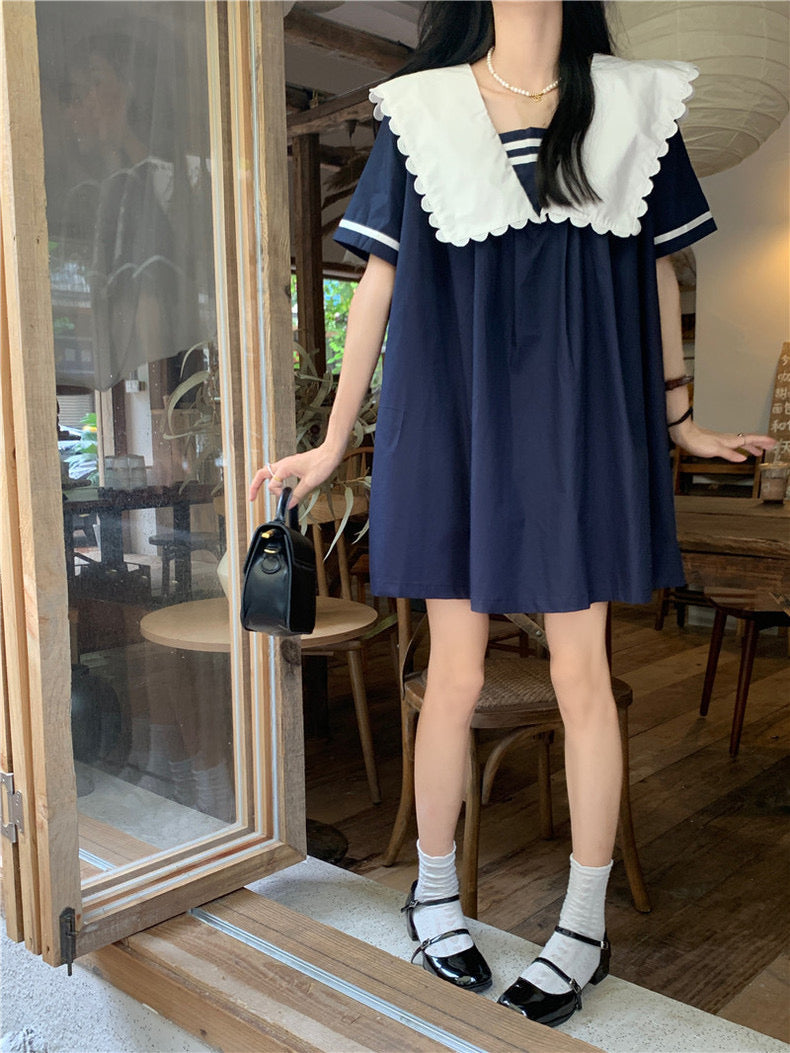Sailor Collar Dolly Dress