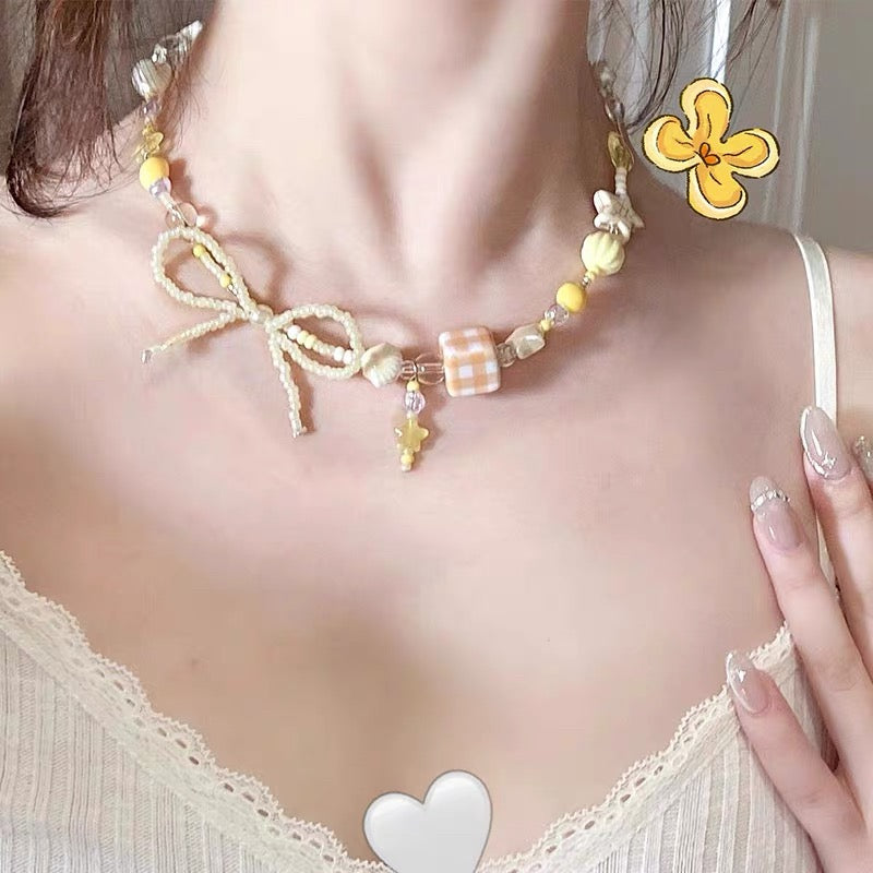 Korean NL01 Candy Colour Necklace