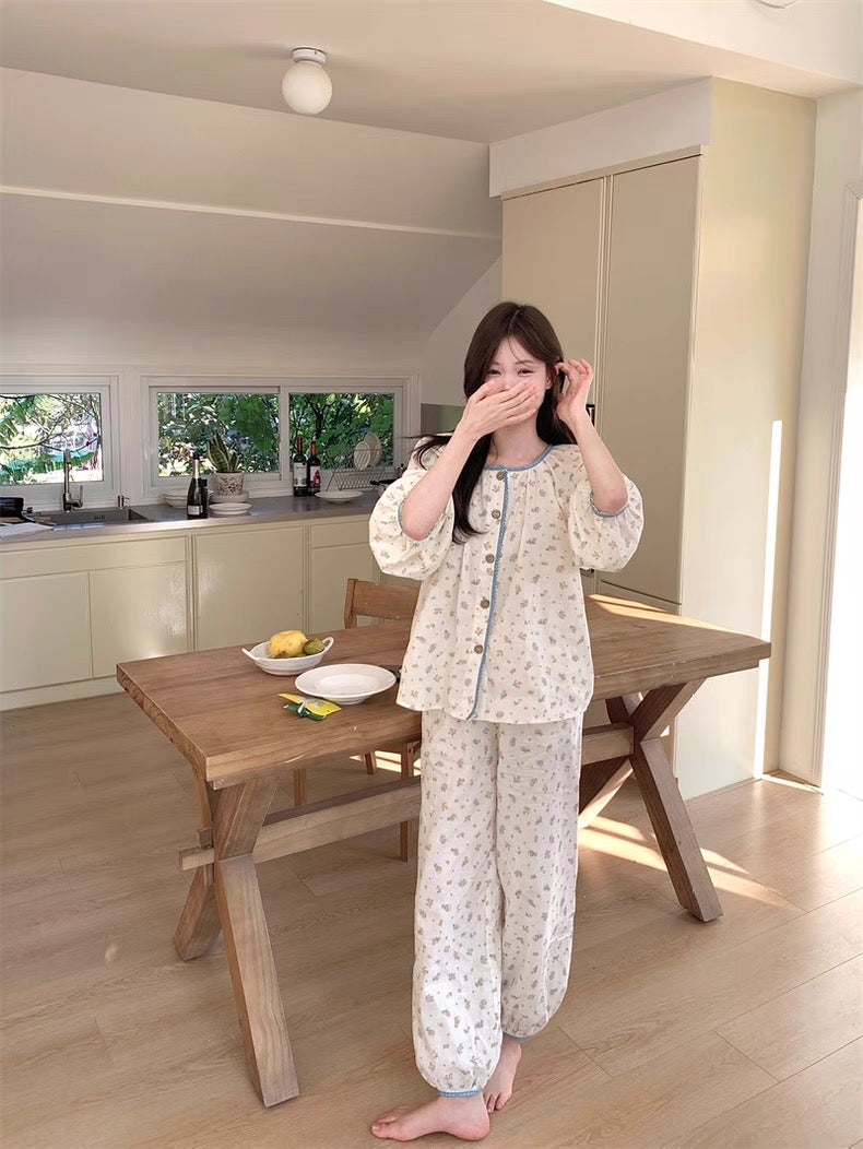 Long Sleeve Two Pieces Set Honewear Pyjamas