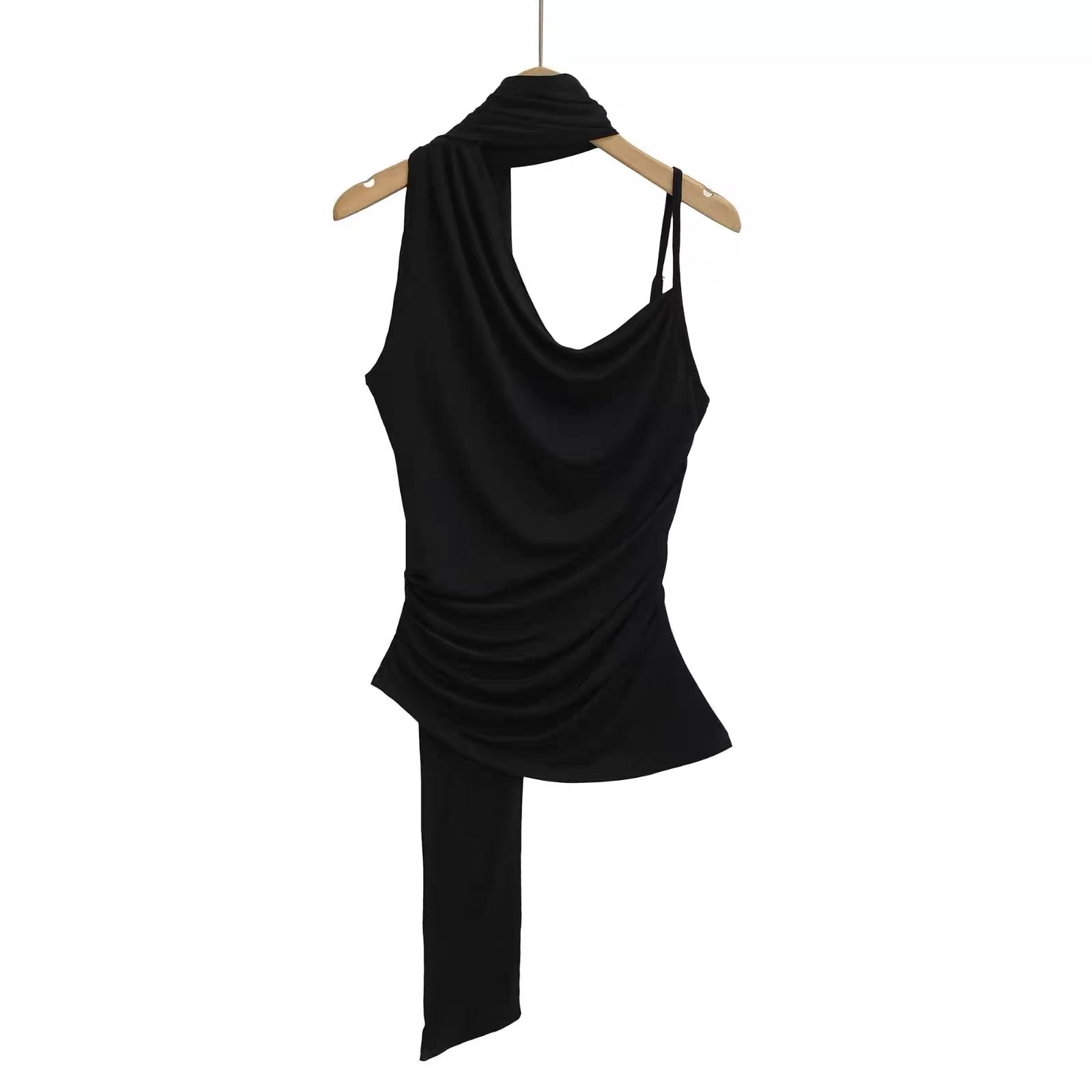 Collar Strap Black Top