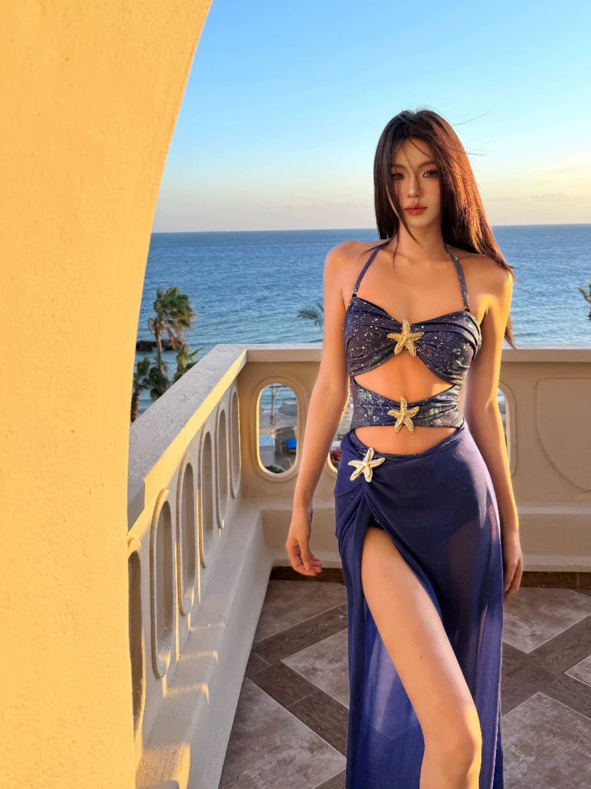 Starfish Navy Blue BK10 Swimsuits (M)