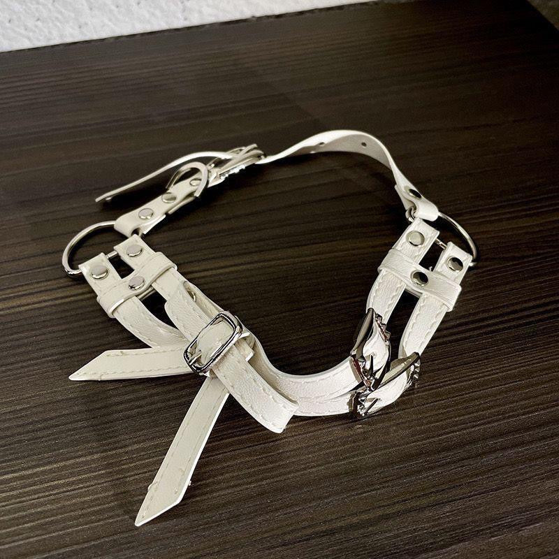 Lea PU Necklace Choker NL04