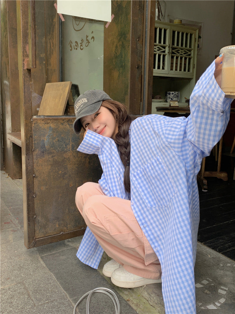 Yellow Ginham Long Sleeve Shirt