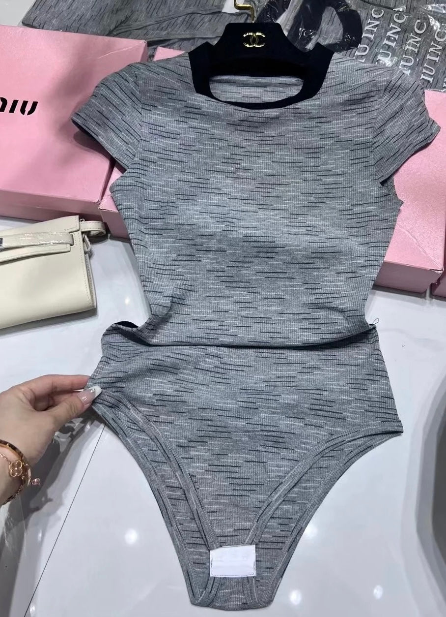 Bareback Grey Inner Suit Top