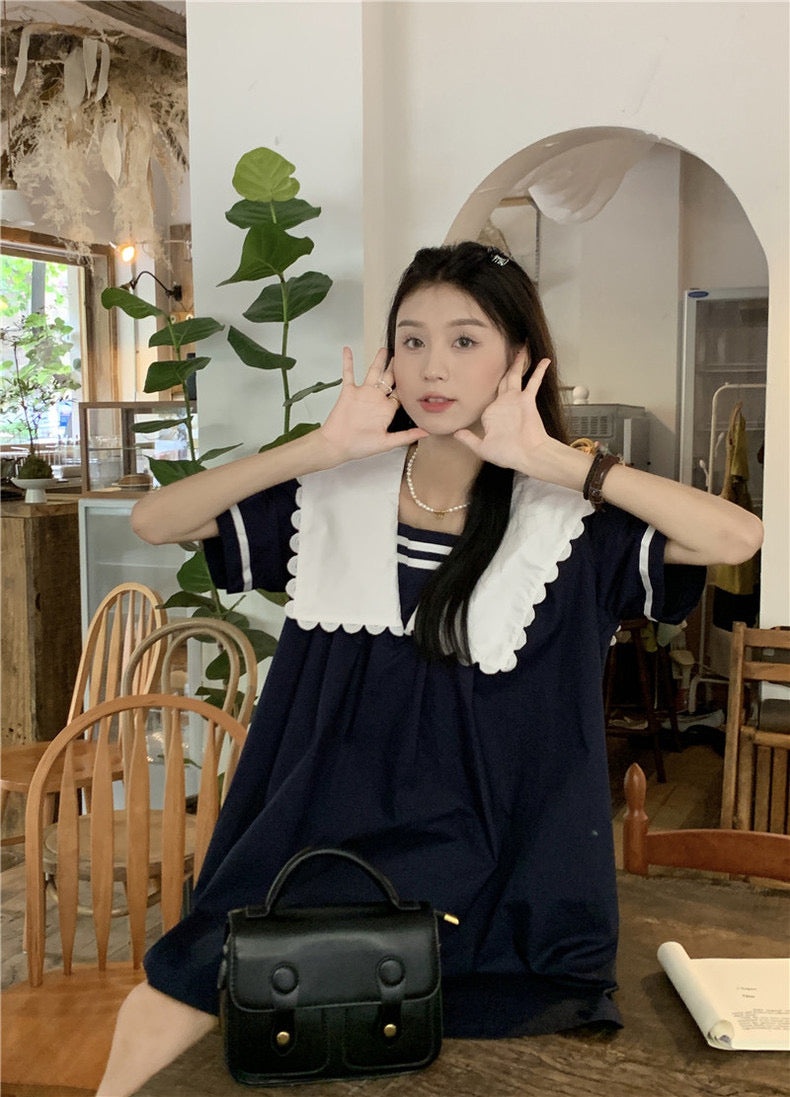 Sailor Collar Dolly Dress
