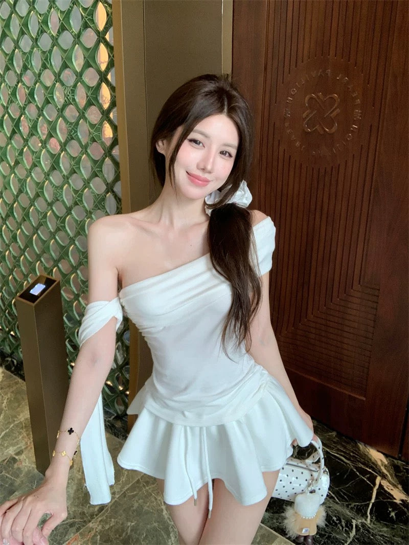 Side Off Shoulder Sleeve Top