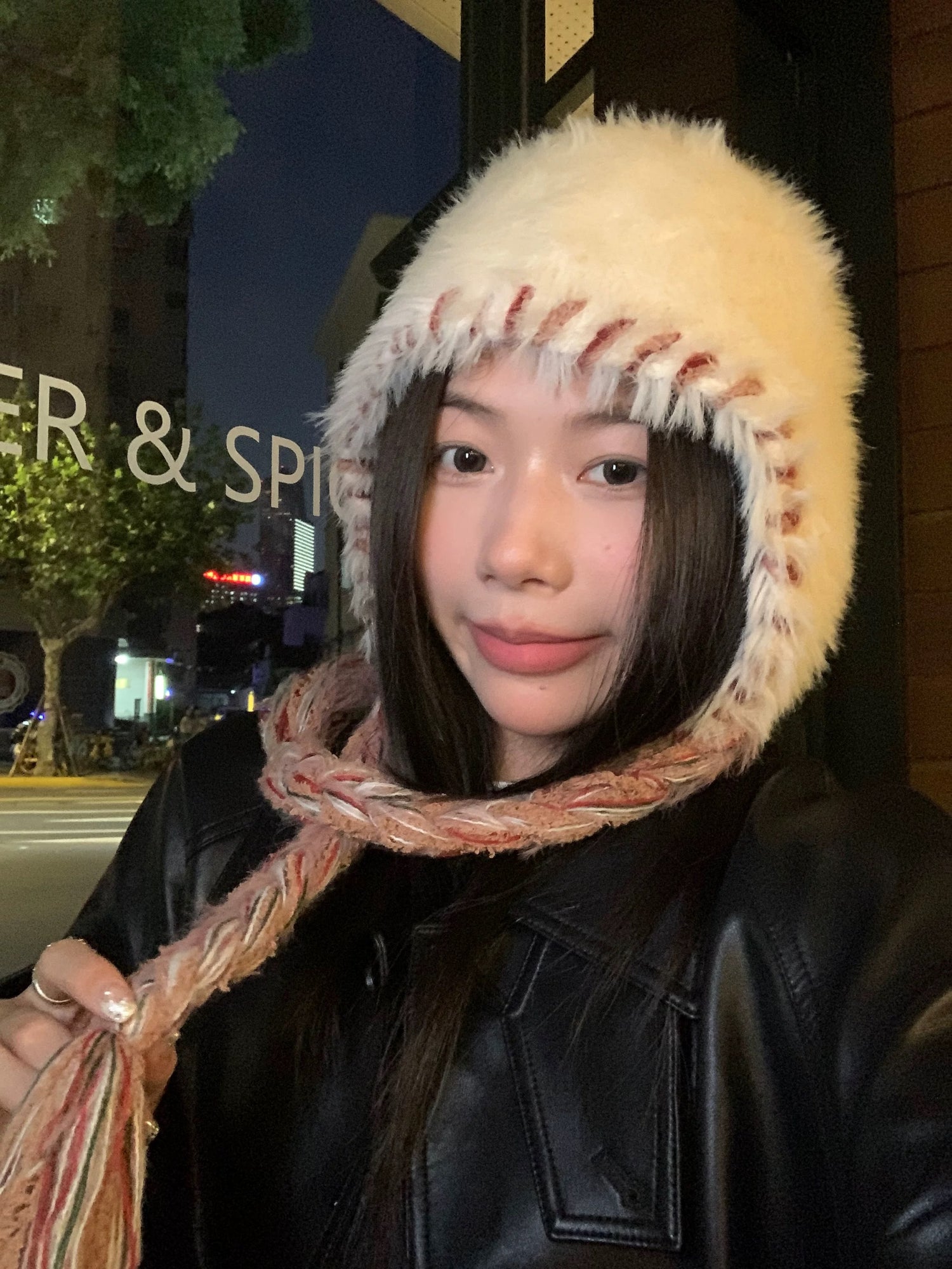 H30 Furry Braid Hat