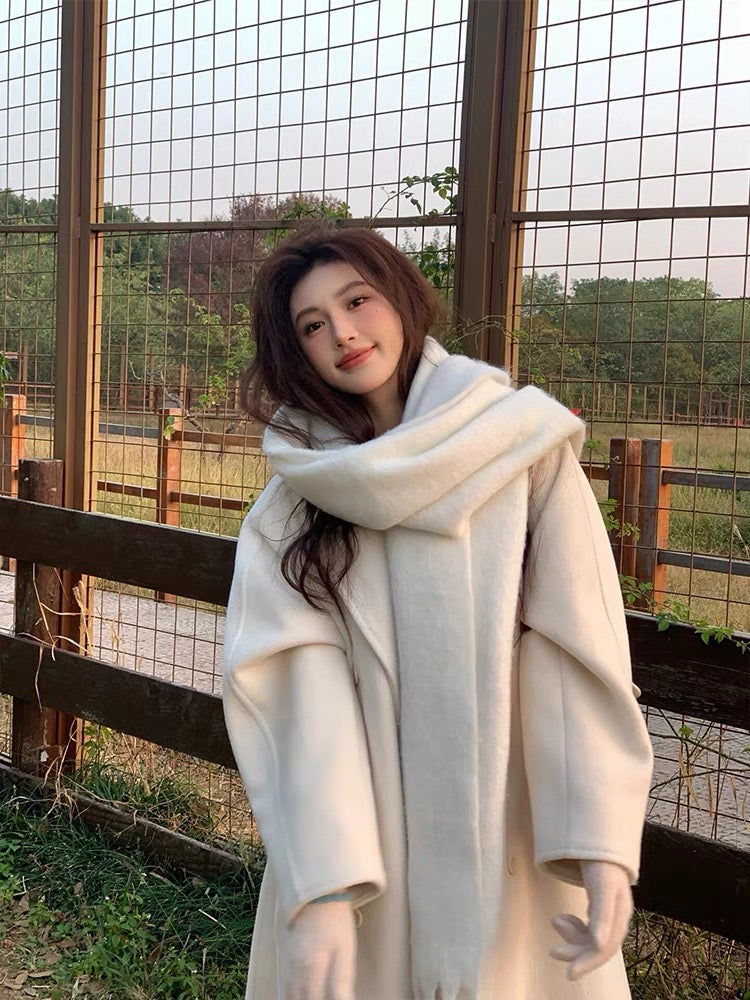 Winter Scarf (Blue, White)