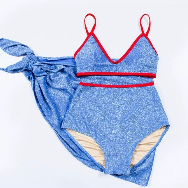 Blue Bikini BK32 Three Piece Set (S, M, L)