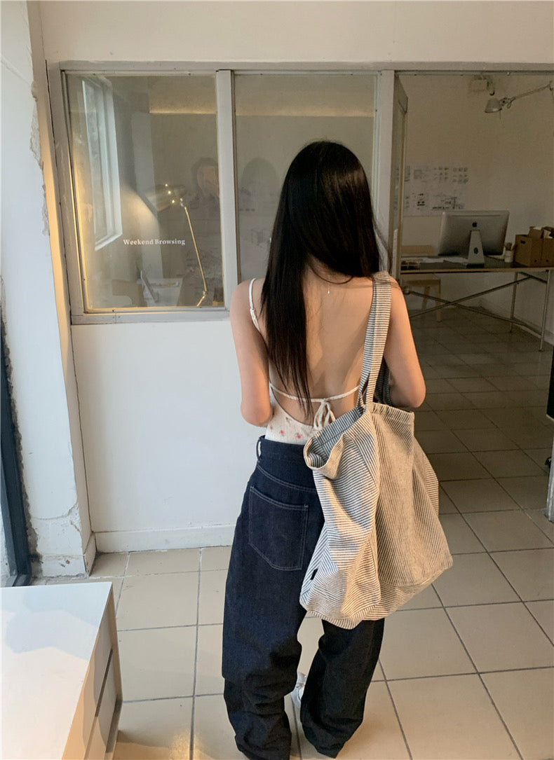 Maisie Bareback Cream Romper