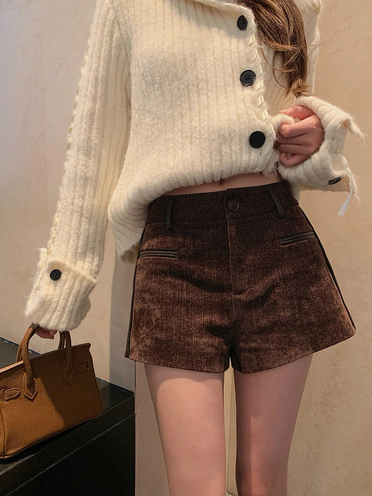 Cream Knitted Tie Sleeve Cardigan