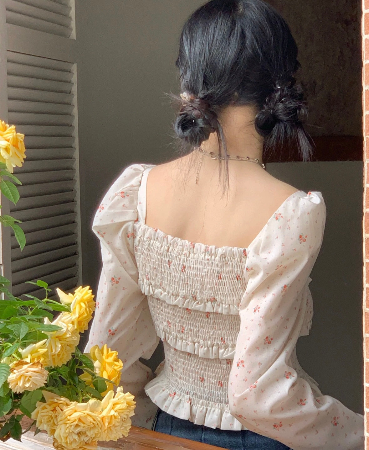 Mini Flo Long Sleeve Top