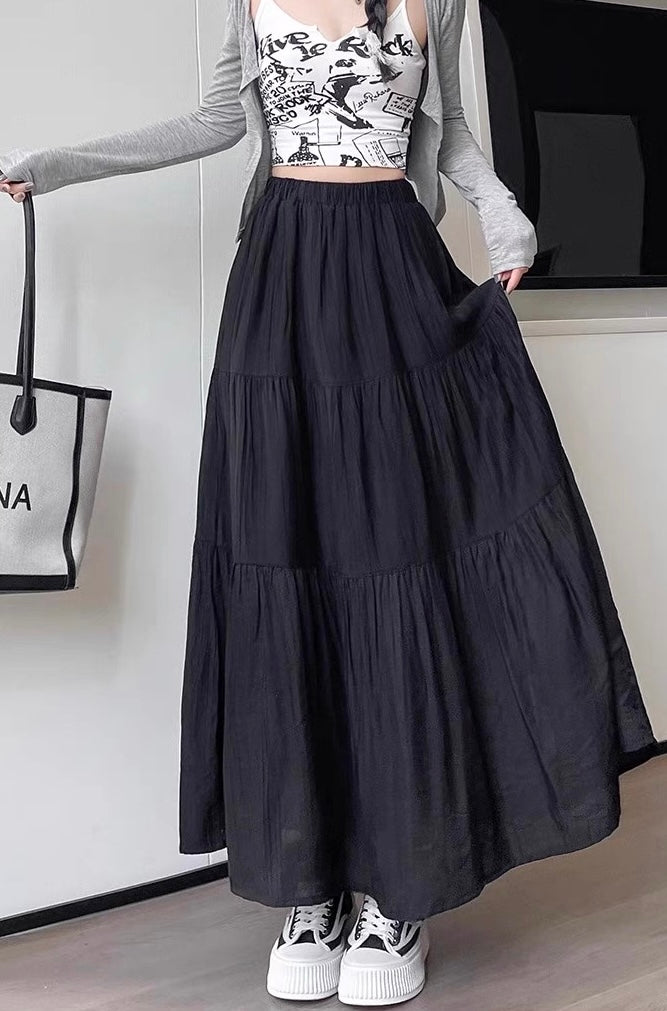 Two Layered Long Skirt