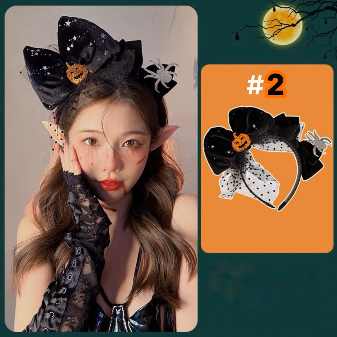 Halloween Hair Clip/ Hairband  no