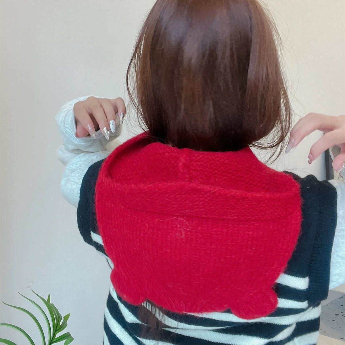H14 Knitted Teddy Hat