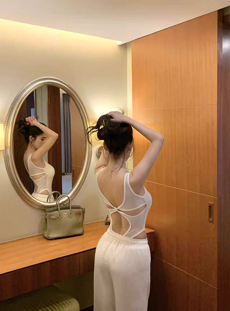 Crossback Inner Suit ( White, Grey, Black) With Padding