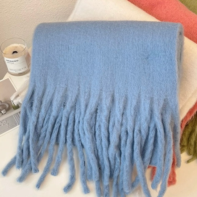 Winter Scarf (Blue, White)