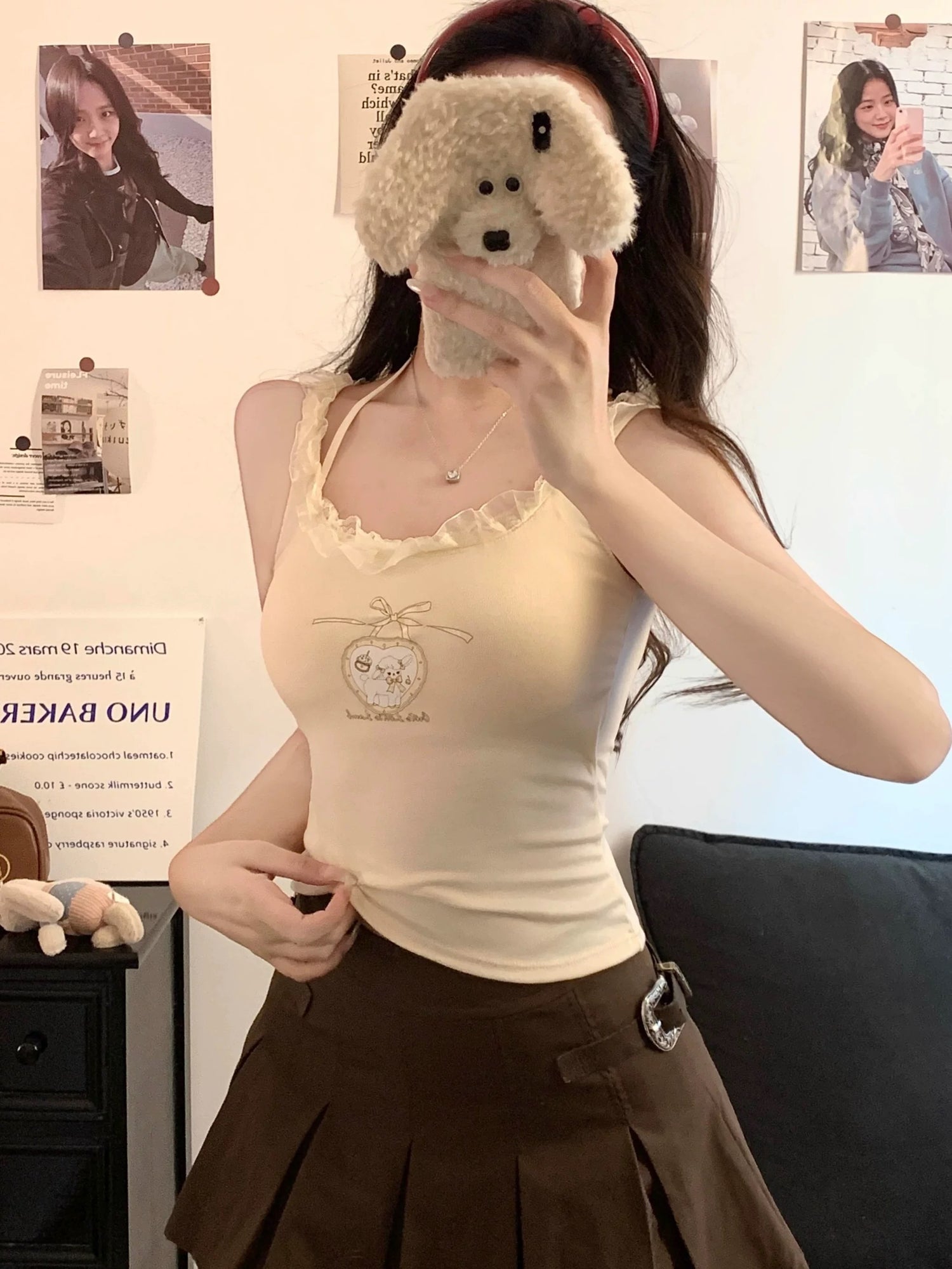 Mini Sheep Strap Top