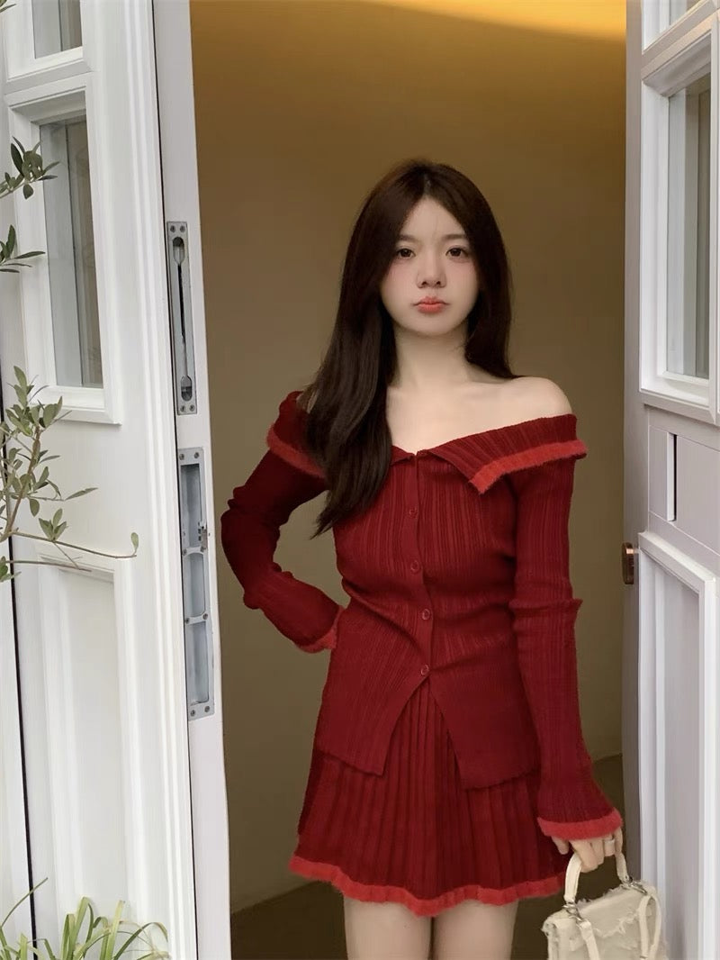 Mency Knitted Two Pieces Set