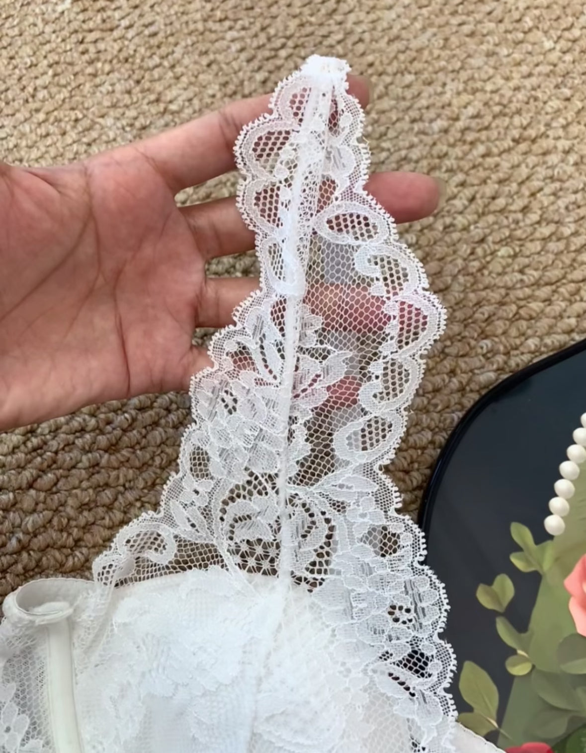 Lace Strap Inner Top