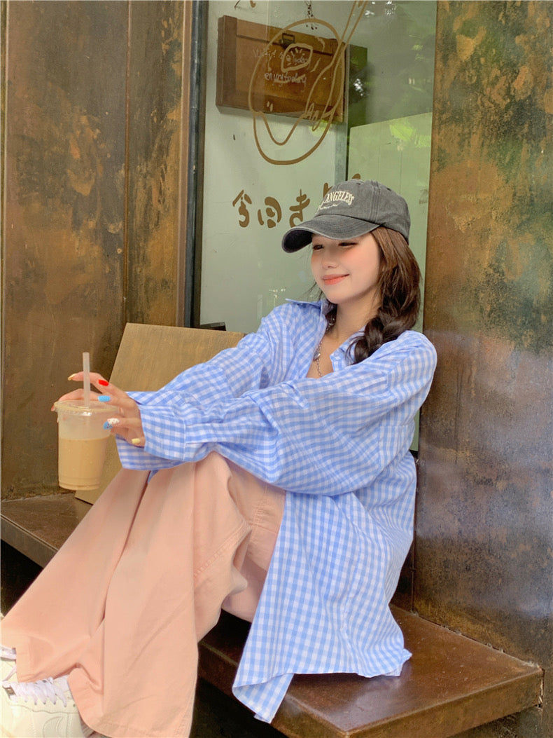 Yellow Ginham Long Sleeve Shirt