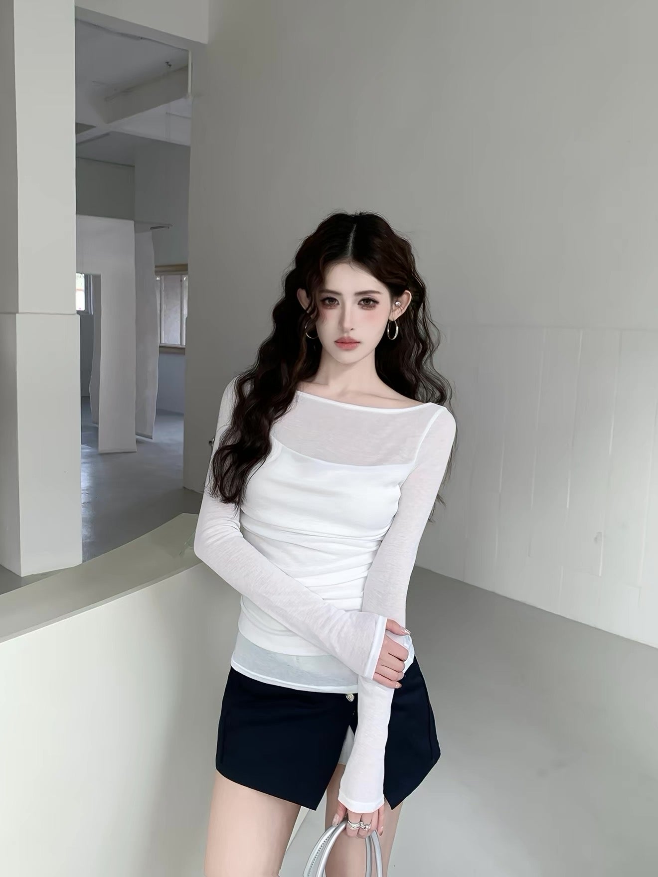 Thin Long Sleeve Top (S)
