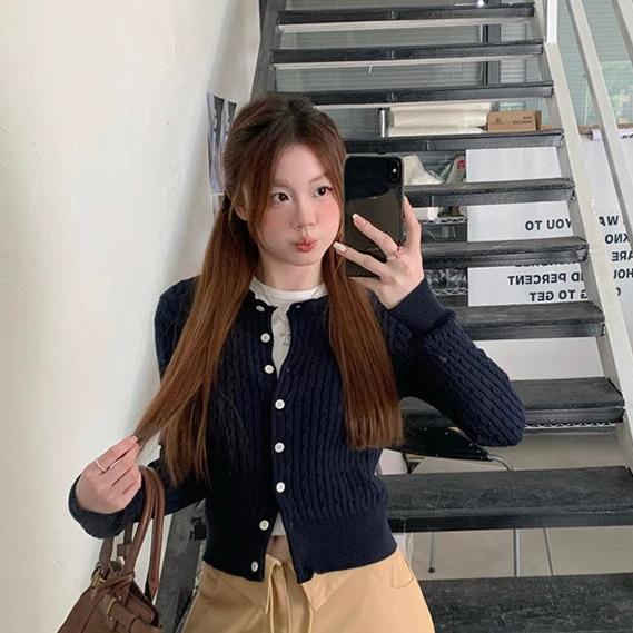 Anley Knitted Long Sleeve Cardigan Top