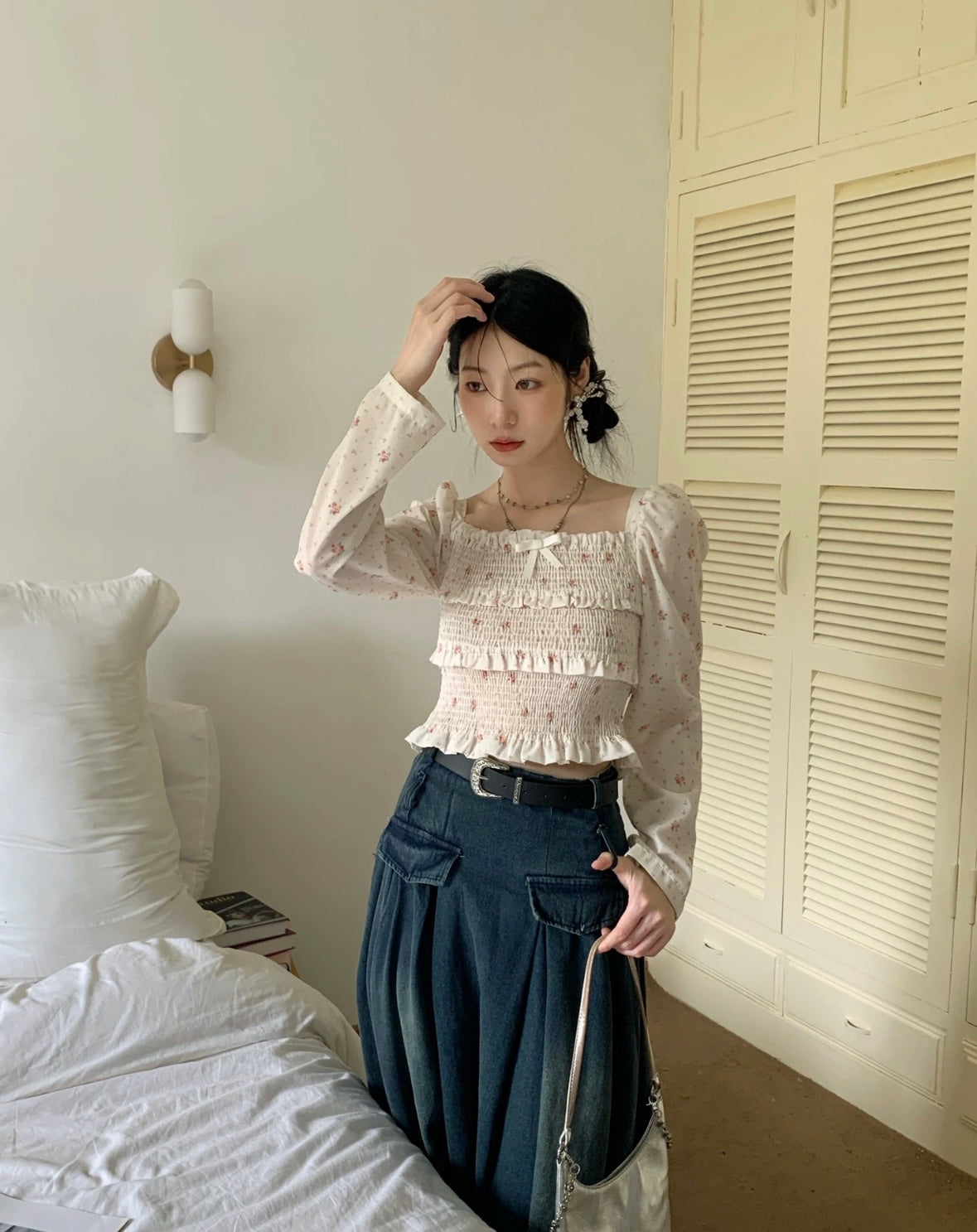 Mini Flo Long Sleeve Top