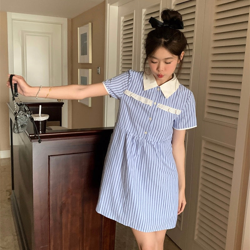 Dolly Stripe Blue Dress