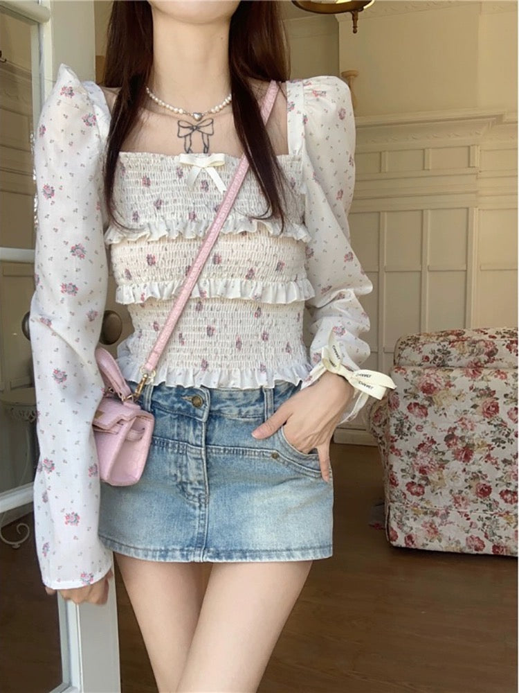 Mini Flo Long Sleeve Top