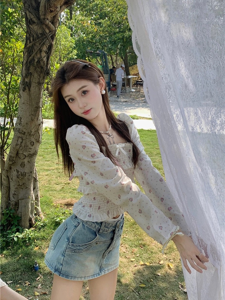 Mini Flo Long Sleeve Top