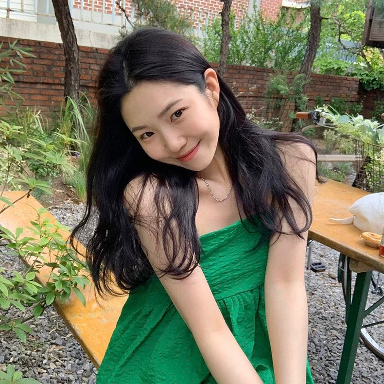 Green Dolly Strap Long Top