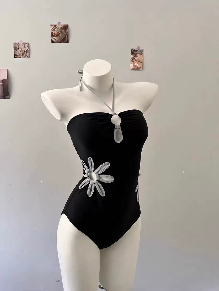 Classic Sunflower Black BK18 Swimsuits (L)