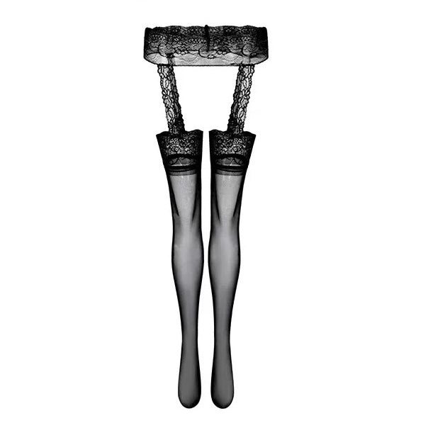 S014 Mix Lacey Waist Legging Socks