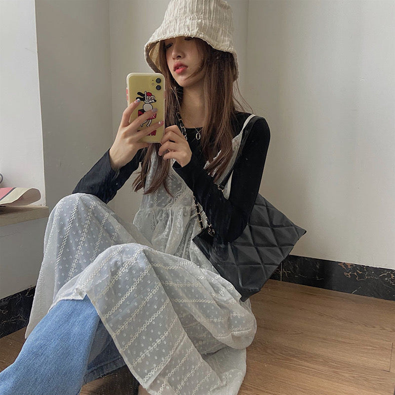 Lacey Thin Strap Dress Outerwear