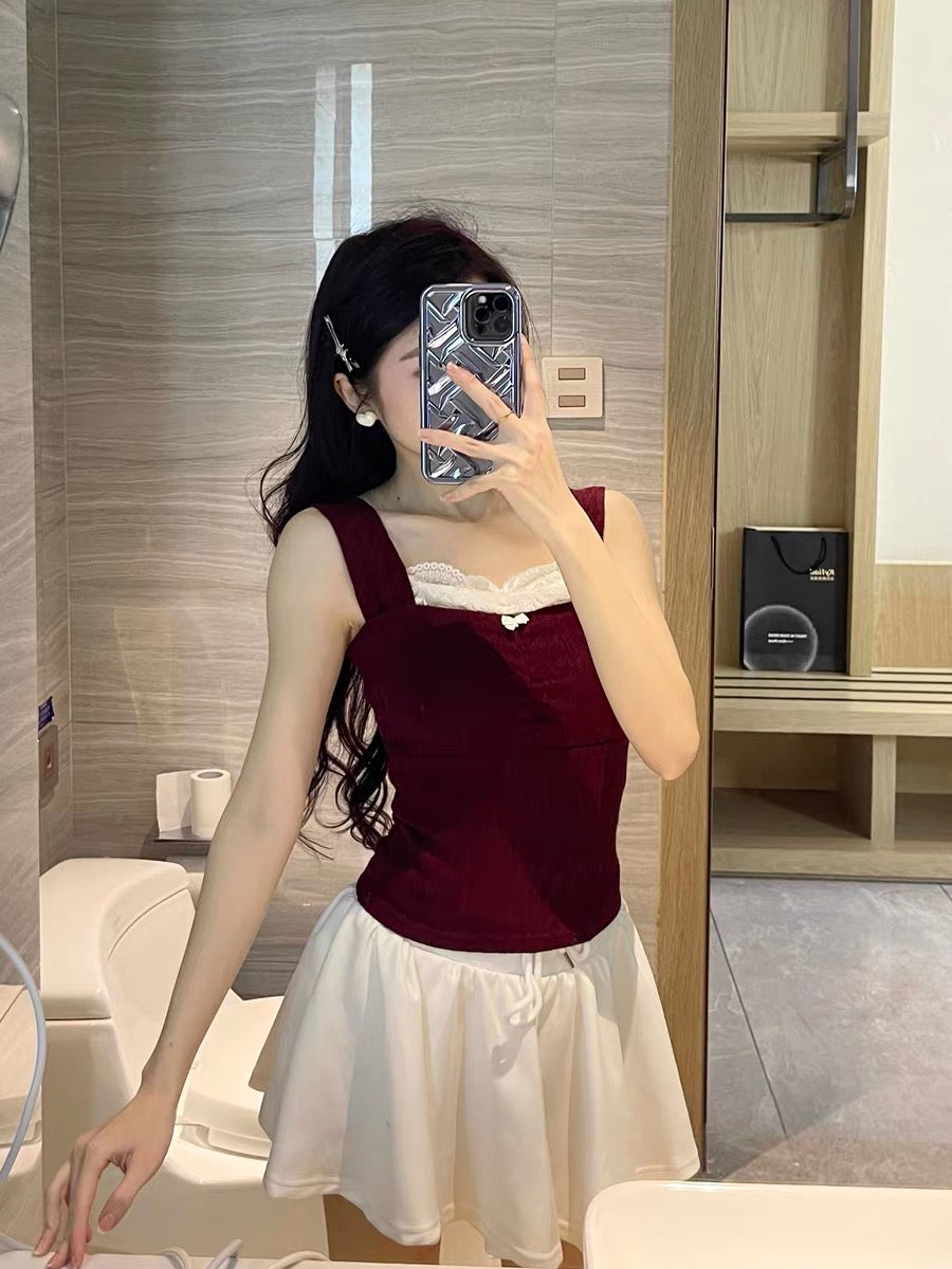 Mix Lacey Sleeveless Top