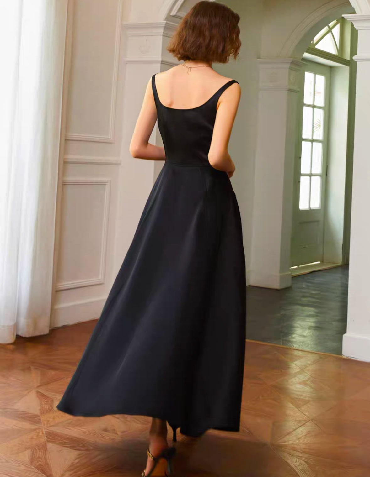 Classic Black Long Dress