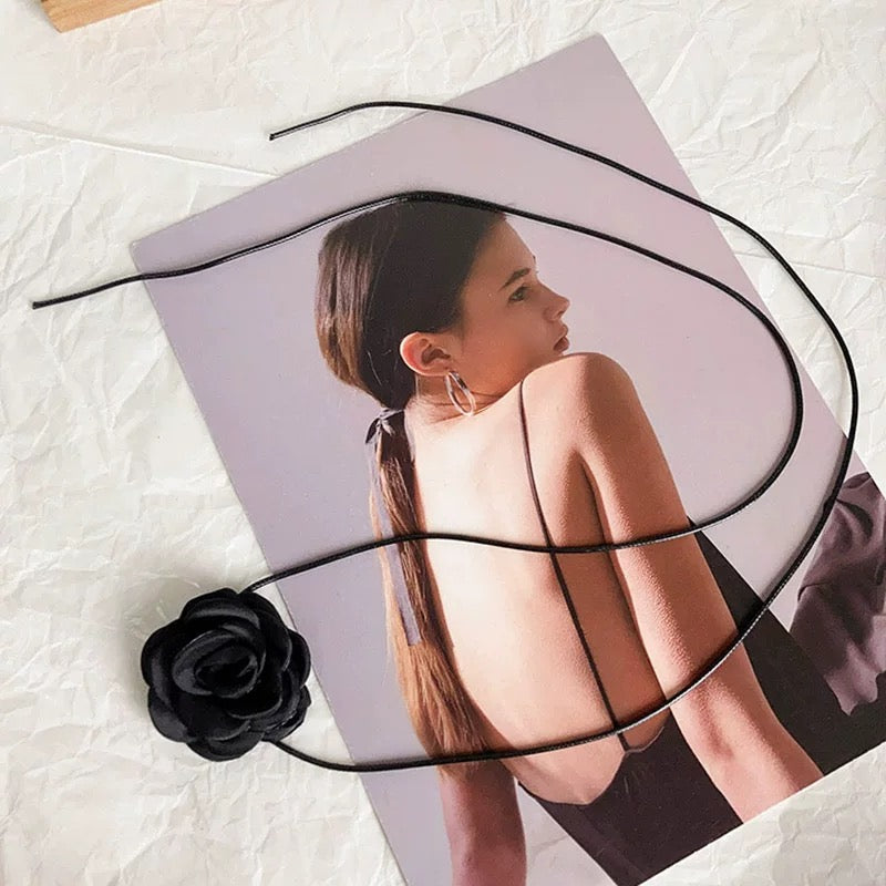 Black Flo Necklace Choker NL05