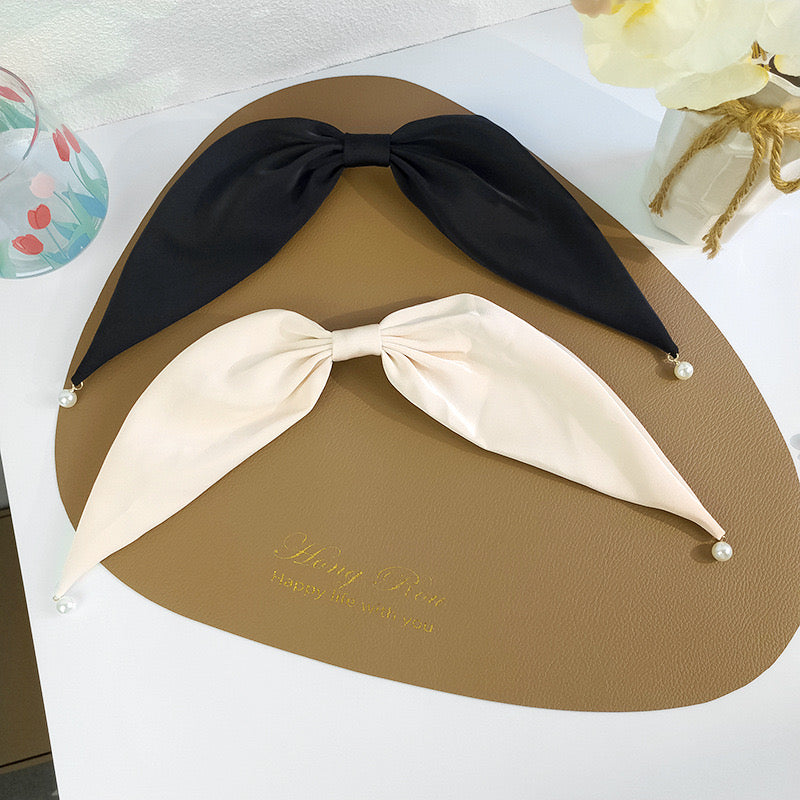 Classic Satin Ribbon Hair Clip