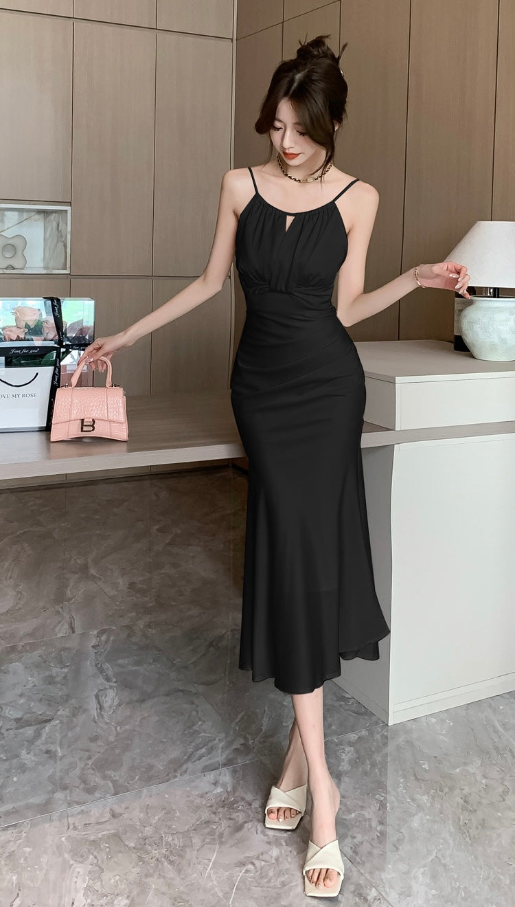 Mia Black Long Dress