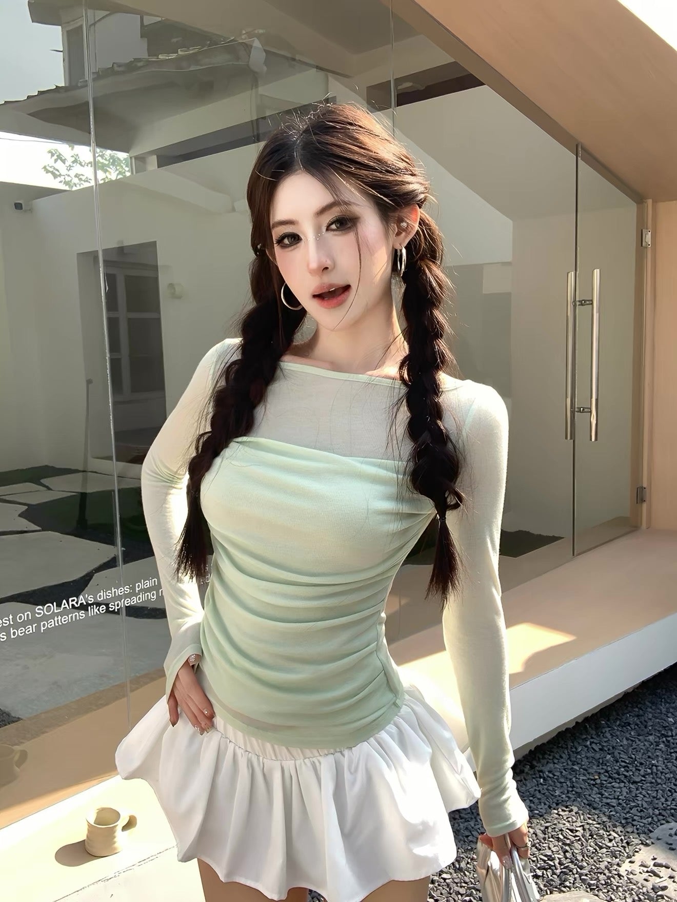 Thin Long Sleeve Top (S)