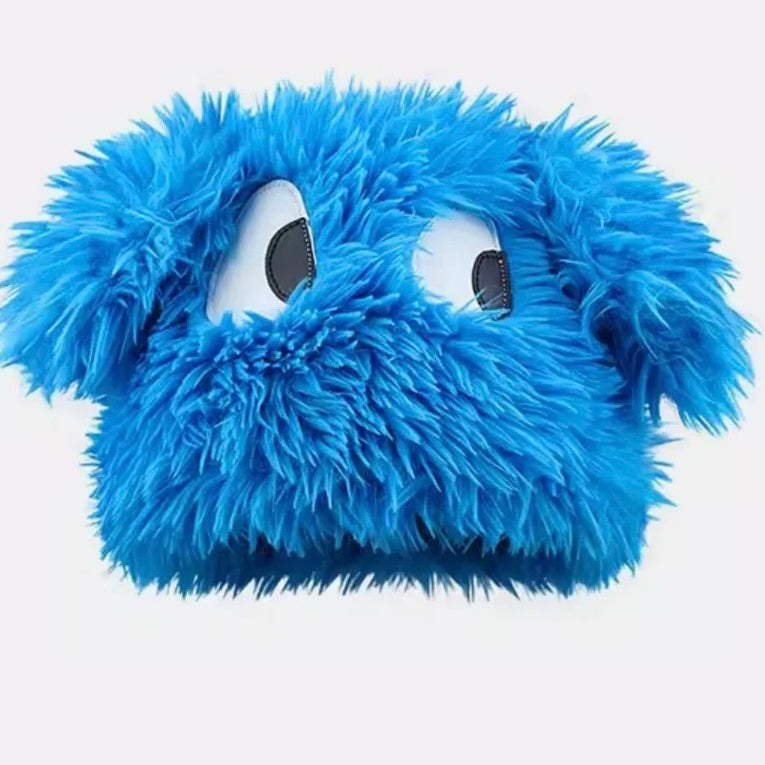 H07 Big Eyes Furry Hat