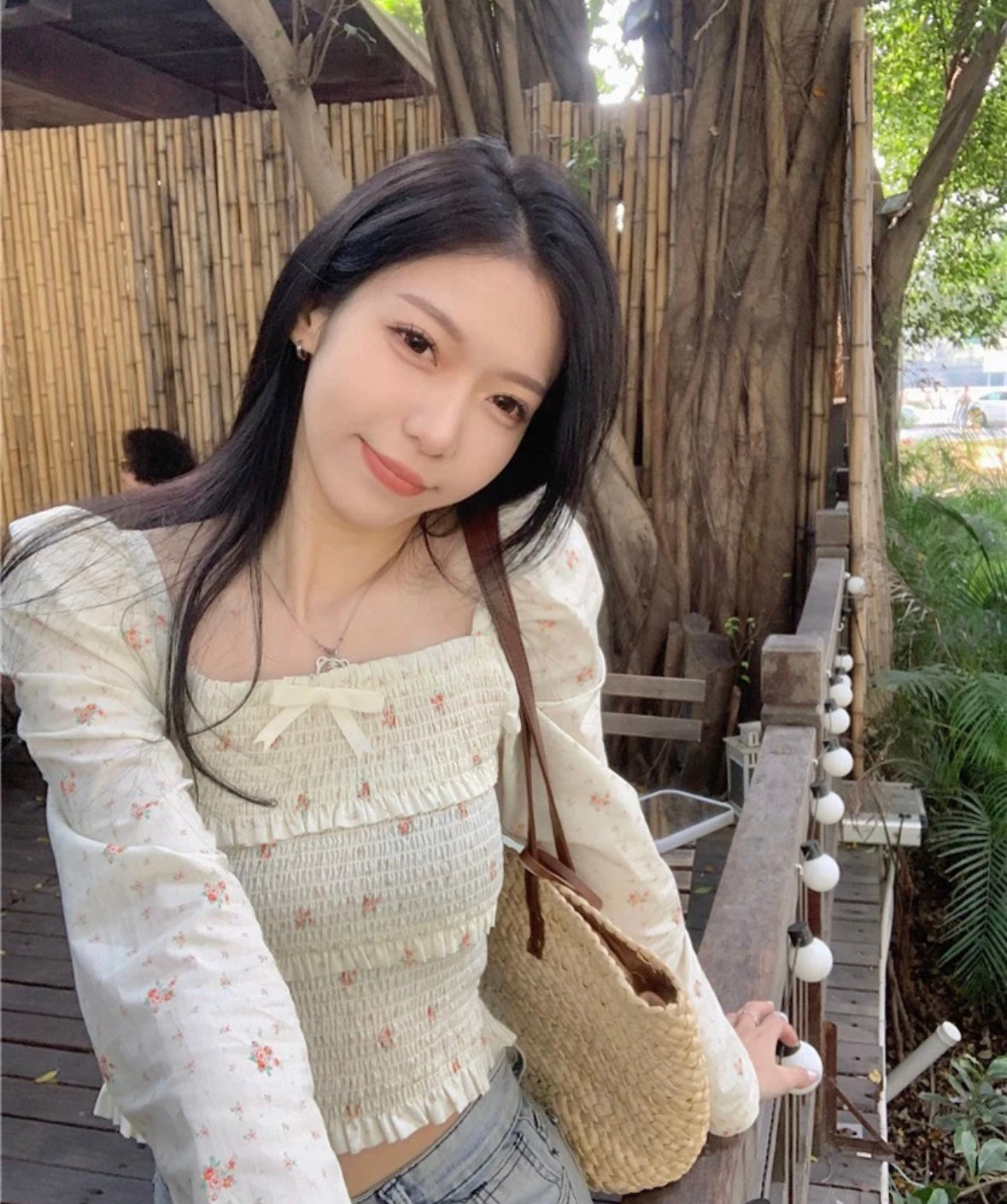 Mini Flo Long Sleeve Top